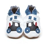 Soft Leather Baby Shoes Tractor [ソフトレザーベビーシューズのトラクター] 6-12 months (12 cm)