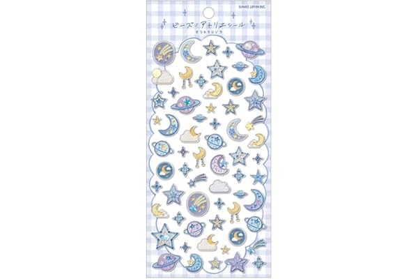 カミオジャパン シール ビーズノアトリエシール キラキラヨゾラ 231681