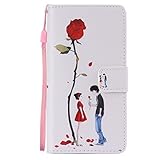 UNEXTATI Huawei P8 Lite ケース 高品質 手帳型ケース カード収納ホルダー ストラップホール 保護カバー スタンド機能 付き マグネット開閉式 Huawei P8 Liteケース