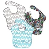 バンキンス 油が落ちるスタイ3点セット【日本正規品】スーパービブ 柔らかくて軽量 洗濯機で洗えてすぐ乾く お食事用防水ビブ 6~24ヶ月 Boy Assorted S3-B900