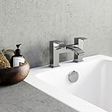 Waterfall Swan Spout Bath Mixer Filler Tap Bathroom Chrome Deck Mounted CASCADE