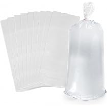 Amazon.co.jp: O-O- 観賞魚発送用 丸底ビニール袋 透明 10枚 180×450mm