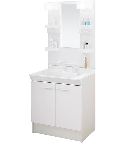 Amazon.co.jp: LIXIL 洗面台 PV洗面 幅750mm 奥行き500mm 両開き