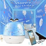 プラネタリウム 家庭用 子供 プロジェクターライト 【bluetooth スピーカー】 クリスマスプレゼント 赤ちゃん 寝かしつけ おもちゃ 【リモコン操作 タイマ付き】 誕生日 プレゼント 女の子 男の子 投影フィルム6セット ベッドサイドランプ 出産祝い