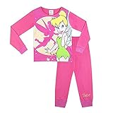 ティンカーベル ピンク 女児 女の子 パジャマ ピーターパン Disney 日本未発売 オフィシャル 寝巻 春秋 オールシーズン 薄手 長袖 コットン 100％ [並行輸入品]
