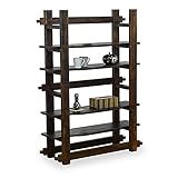 ドリフトウッド 幅100cm 高さ140cm シェルフ ラック ダークブラウン