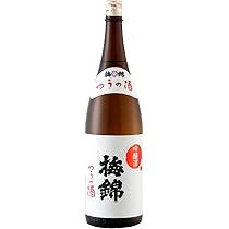 Amazon.co.jp: 梅錦山川 梅錦 吟醸 つうの酒 瓶 [ 日本酒 1800ml