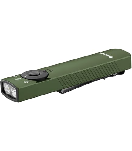 OLIGHT Arkfeld Ultra 1400 Lumens EDC Flat Flashlight, Rechargeable