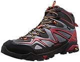 [メレル] MERRELL アウトドアシューズCapra Mid Sport GORE-TEX M J65023 Light Grey/Red (Light Grey/Red/7.5)