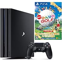 PlayStation 4 Pro ジェット・ブラック 1TB (CUH-7100BB01)【New みんなのGOLF ダウンロード版付】