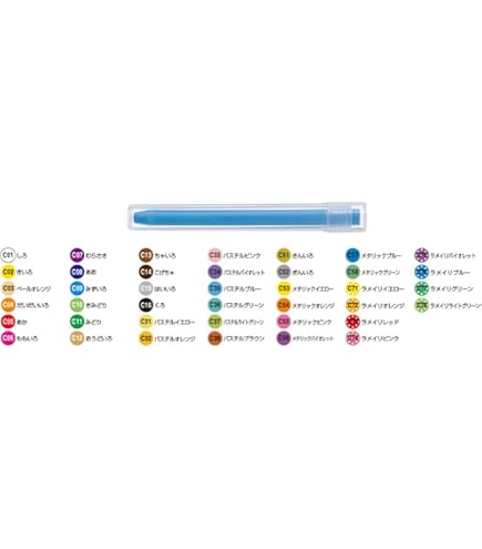 Amazon.co.jp: パイロット クレヨン クレオロール AO-CR6-S16 16色