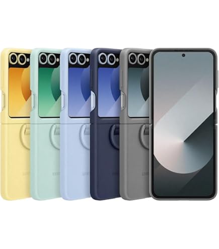 Amazon | Samsung Galaxy 公式 シリコンケース リング付き Z Flip5用