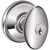 Schlage f51asie625光沢クロムSiena Keyedエントリf51 aパニックProofドアノブ