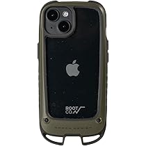 ROOT CO. iPhone13 mini （カーキ）ストラップホルダー付新品 Shock Resist Tough & Basic Case. for iPhone13mini | ROOT CO