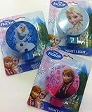3 Pk、Disney Frozen AssortedスタイルNight Lights – Olaf、Anna & Elsa