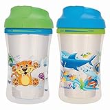 NUK Gerber Graduates Advance 2 Piece with Seal Zone Insulated Cup-Like Rim Sippy Cup Boy 9 Ounce (De
