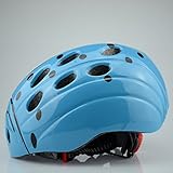 RIHE 軽量 自転車 ヘルメット 子供用 キッズ スケート ボード 安全 テントウムシ サイクリング ジュニア アジャスター付き (ブルー　)