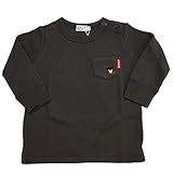 ダブルB(mikihouse) Everyday Double_B ワッフル素材の長袖Ｔシャツ 80cm チャコールグレー（27）