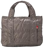 MILA BORSA (ミラボルサ) トートバッグ レディース 2way ナイロン マザーズバッグ (Mサイズ, グレージュ)