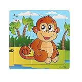 smtsmt木製Monkeyパズル教育Developmental