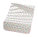 2枚防水性ベビーおむつ交換パッドおむつライナーピンク、30x45cm