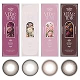 えみ姉 プロデュース ヴェルヴェティア カラコン ワンデー 1箱10枚入 度あり 14.5mm ブーケブラウン -9.00