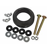 88913タンクてトイレをボウル修理キットforマンスフィールド 81257 Tank to Bowl Toilet Repair Kit for Crane Neuday, Black 81257 