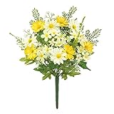 【春・造花】ミックスデイジーブッシュ(イエロー)