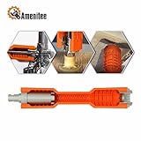 Amenitee 蛇口、シンクインストールツール 多機能ユニバーサルレンチ 配管修理ツール 六角ナット 7/8インチ