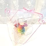 プリザーブドフラワー ギフト アレンジ　[レインボー＊ピアノ]　クリアケース入り