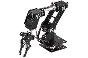 Avrpqiwy 6DOF ロボット メカニカル アーム クランプ クロー キット DOF マニピュレーター ロボット用産業グレード マニピュレーター