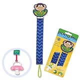 Stephen Joseph Pacifier Clip, Monkey Blue by Stephen Joseph [並行輸入品]