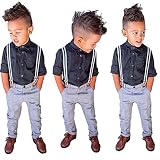 子供服 男の子　韓国子供服 リングボーイ　シャツ＆吊りズボン 2点セット　子供シャツ キッズ　シャツ 　入学式 卒業式 入園式　七五三　ピアノ発表会　誕生日プレゼント 80 90　100 110 12