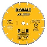 DEWALT DW4716 Industrial 12-Inch Dry Cutting Segmented Diamond Saw Blade with 1-Inch Arbor [並行輸入品]