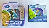 Disney Frozenサンドイッチ&スナックコンテナセット( 6 Pieces With Lids )