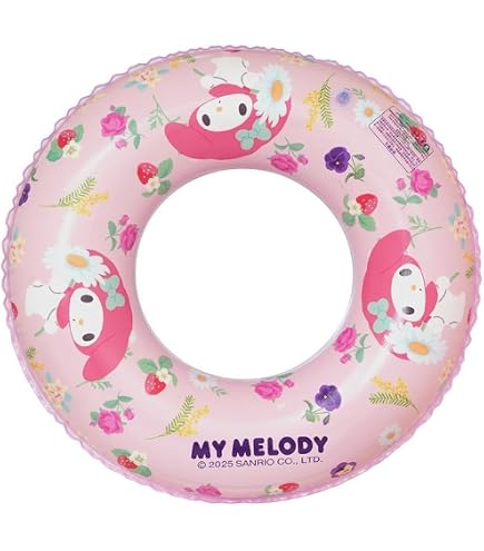 Amazon | マイメロディ ロープ付き55cmうきわ 浮き輪 ウキワ 水遊び