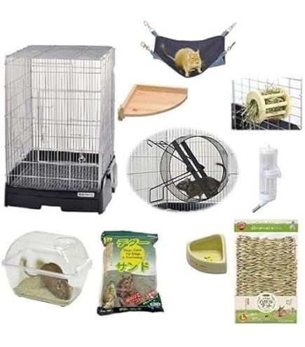 Amazon | イージーホーム 40ハイ デグー飼育セットC | ノーブランド品