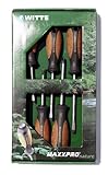 WITTE 654865 5-Piece Maxxpro Nature Slotted/Phillips Screwdriver Set by WITTE