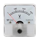 DealMux YS-50クラス2.5アナログ電圧パネルメータ電圧計、DC、0V - 450V