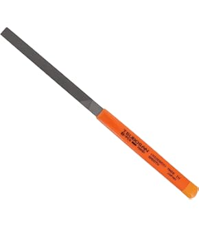 Amazon | ツボサン 細工用ヤスリ8本型 中目 半丸 200mm K-082