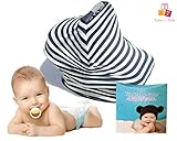 Tykes & Tails - 5 in 1 Baby Breastfeeding Cover, Car Seat Cover, Shopping Cart Cover and Trendy Scar