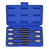 Neiko 10080A 3/8 Drive Extra Long Torx Star Bit Socket Set 7 Piece | T10-T40 [並行輸入品]