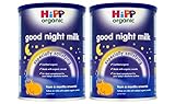 HiPP(ヒップ)organic good night milk・有機原料使用・オーガニックシリアル添加粉ミルク 【6カ月から】 350g x 2缶セット