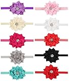 toptim Baby Girl 's伸縮性ヘッドバンドの写真アクセサリー