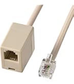 Amazon.co.jp: エルパ(ELPA) TELLAN兼用フラット LANケーブル 電話線