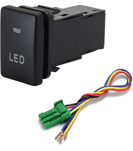 Amazon | LED ポジション プッシュ スイッチ ON OFF Aタイプ 電源