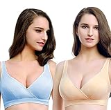 ギフトポケットレディースコットンスパンデックススリープブラマタニティ&授乳用にマルチパック US サイズ: M カラー: マルチカラー