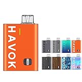 ユーウェル ハボック Havok R Pod System Kit 950mAh 3ml 電子タバコ Vape ベイプ スターターキット ニコチンフリー (Orange)