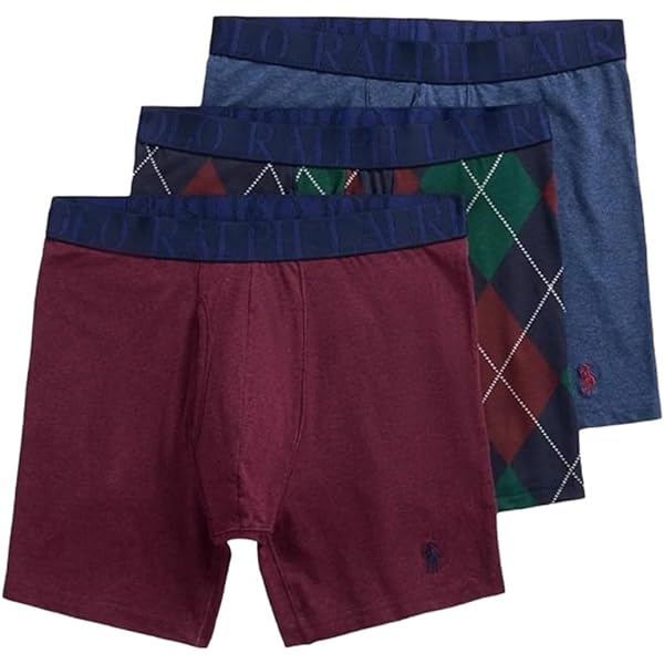 Amazon | POLO RALPH LAUREN ミドル ボクサーパンツ 5枚セット