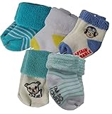 aldorado 5ペア快適ソフトコットンベビーソックス新生児ランダム# 1